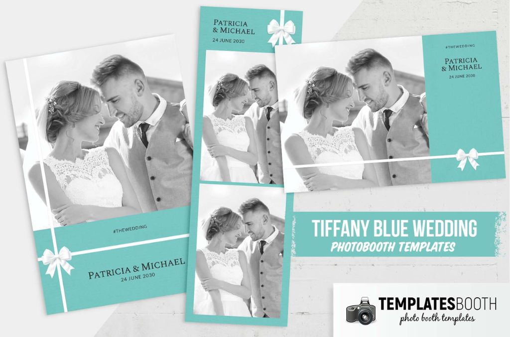 Tiffany Blue Photo Booth Template