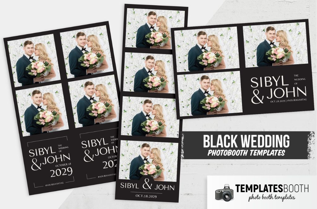 Typographic Photo Booth Template V2