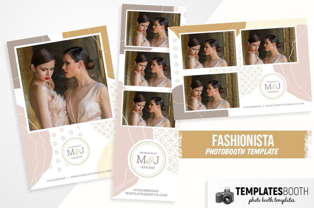 Fashionista Photo Booth Template