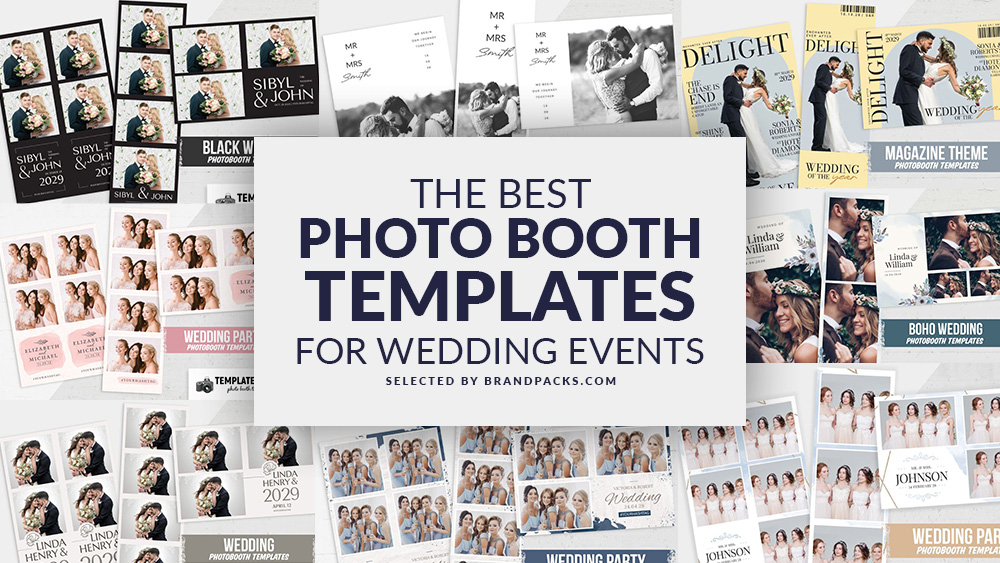 25 Wedding Photo Booth Templates for Every Bride’s Style