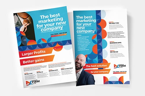 Modern Corporate A4 Poster Template