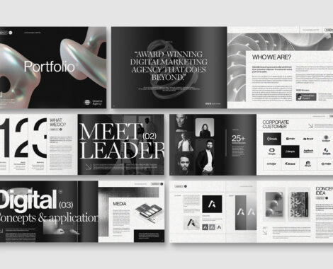 Agency Portfolio in InDesign INDD Format
