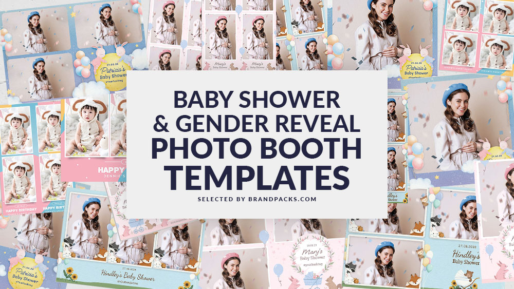 20+ Photo Booth Templates for Baby Showers & Gender Reveals