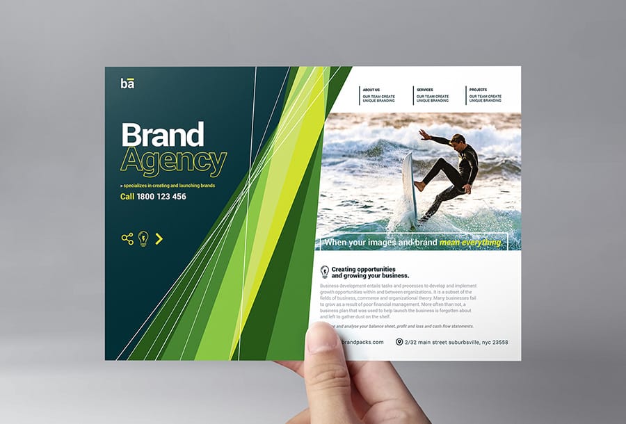 Brand Agency Flyer Template