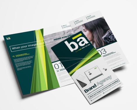 Brand Agency Tri-Fold Brochure Template