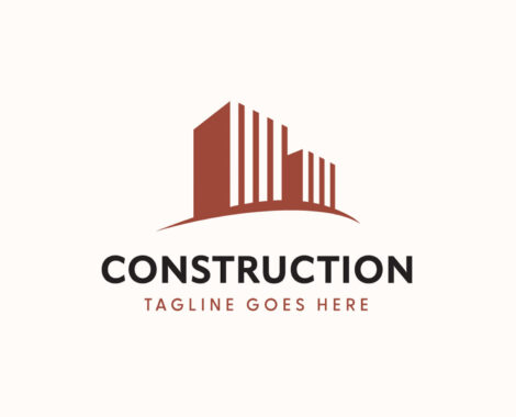 Building Construction Logo Template (AI, EPS Format)