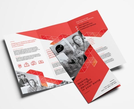 Business Tri-Fold Brochure Template