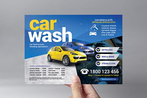 Car Wash Flyer Template