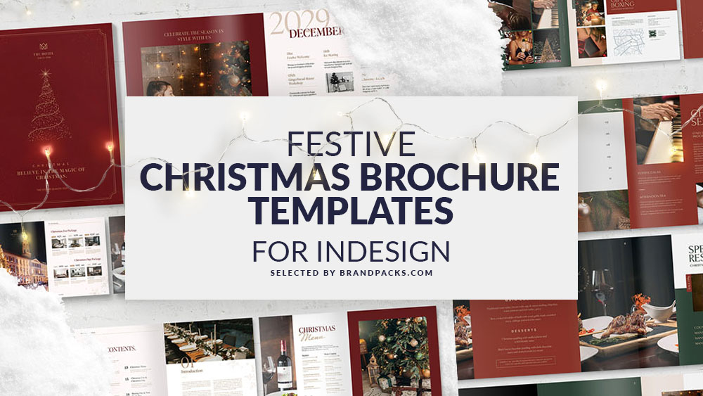 10 Christmas Brochure Templates for InDesign