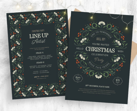 Christmas Flyer Template (PSD, AI Format)
