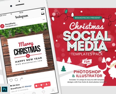 Christmas Social Media Templates
