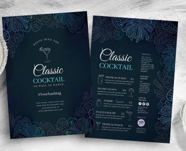 Cocktail Flyer Template