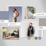 Color Palette Mood Board Mockup