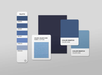 Color Palette Pantone Mockup