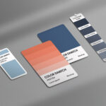 Color Palette Pantone Mockup