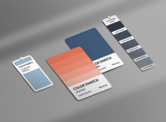 Color Palette Pantone Mockup