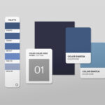 Color Palette Pantone Mockup