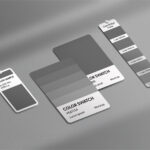 Color Palette Pantone Mockup