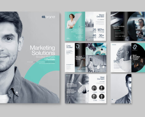 Company Brochure Template in Canva, InDesign IDML & INDD