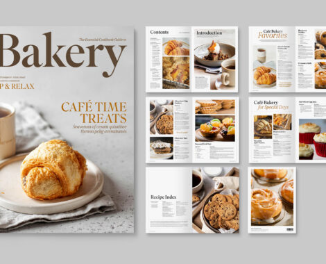 Cookbook Recipe Book Template in INDD & IDML