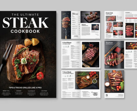 Cookbook Template in INDD & IDML