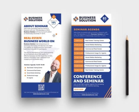 Corporate Event DL Card Template