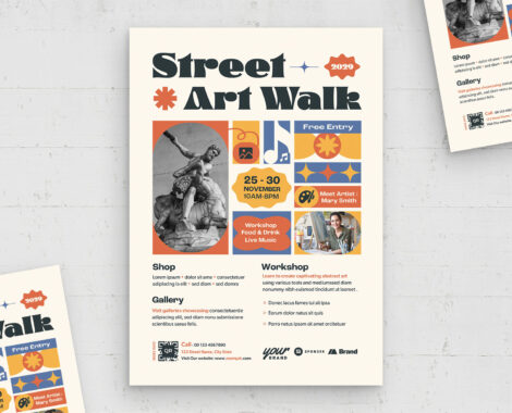 Creative Event Poster Template (AI, EPS Format)