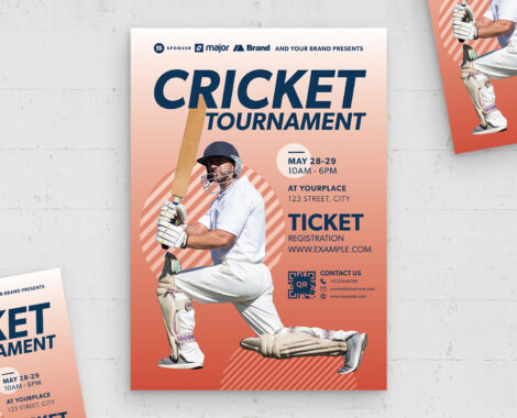 Cricket Flyer in AI EPS