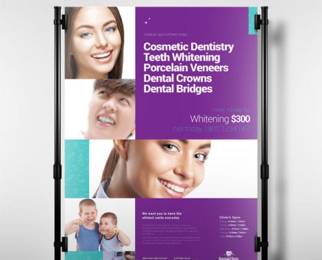 Dental Clinic Poster Template