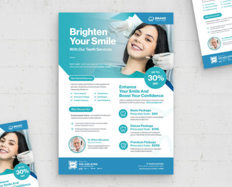 Dental Poster Template (AI, EPS Format)