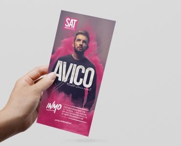DJ Event Flyer Template in PSD & Vector (DL Rack Cards)
