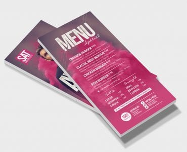 DJ Event Flyer Template in PSD & Vector (DL Rack Cards)