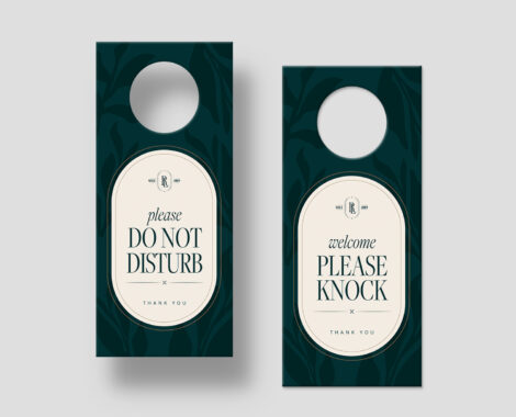 Door Hanger Template in AI PSD EPS