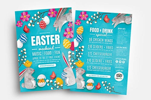 Easter Flyer Templates v2