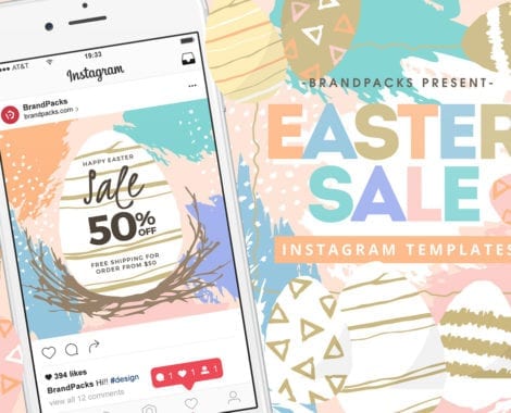 Easter Sale Instagram Templates