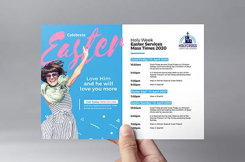 Easter Service Flyer Template