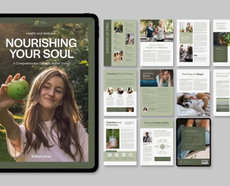 Ebook Template for Canva, IDML & INDD