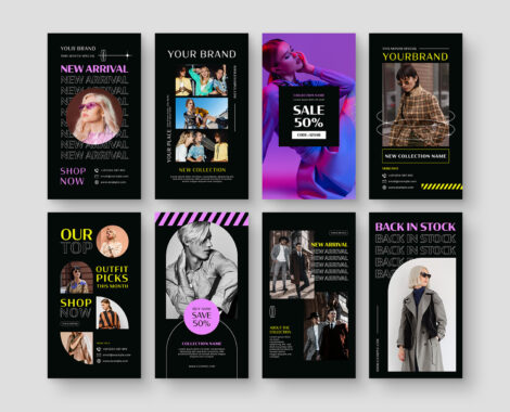 Fashion Social Media Templates (PSD, AI, EPS Format)