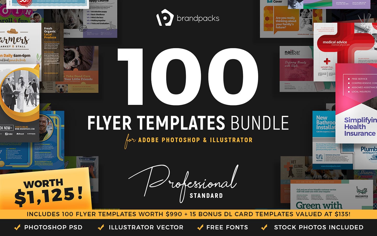 Flyer Templates Bundle by BrandPacks