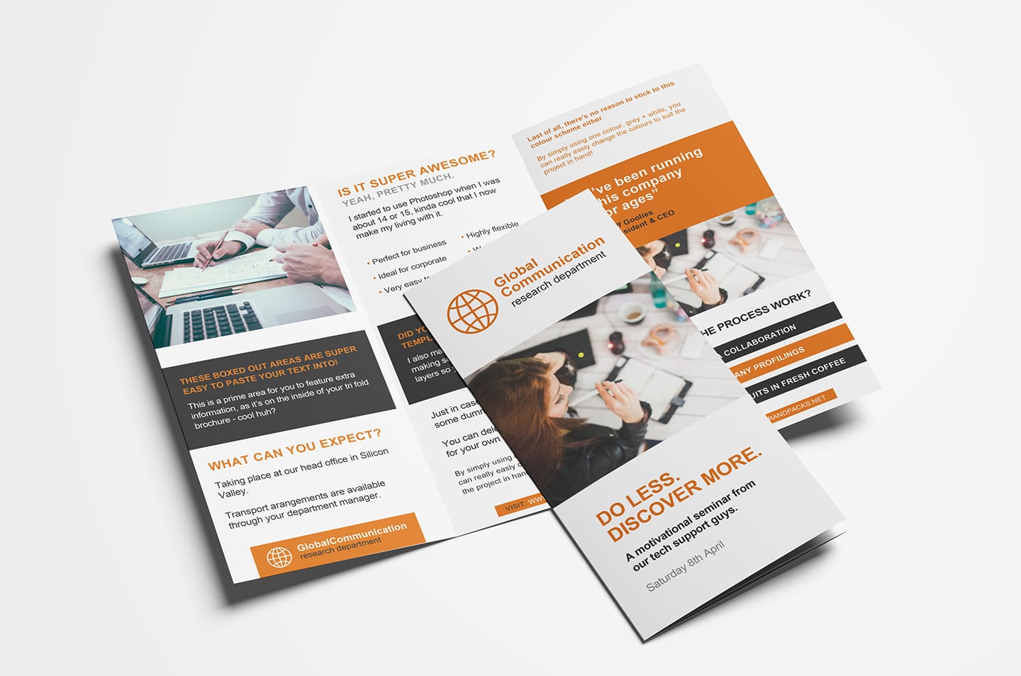 Free 3-Fold Brochure Template