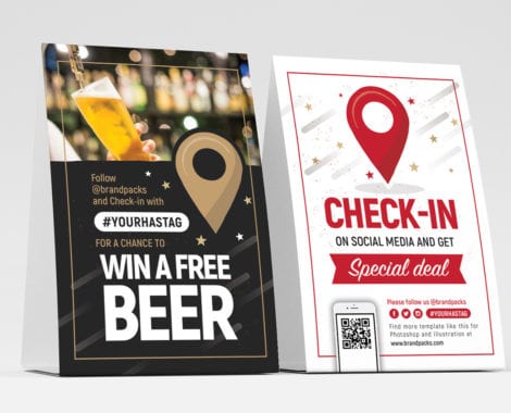 Free Check-In Table Tent Templates