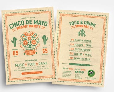 Free Cinco De Mayo Flyer Templates