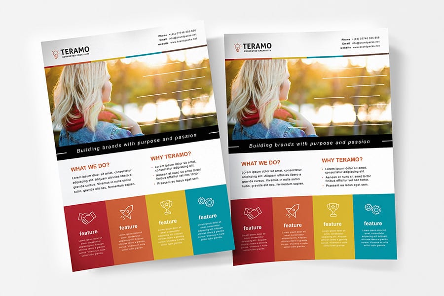 Free Creative Flyer Template Vector