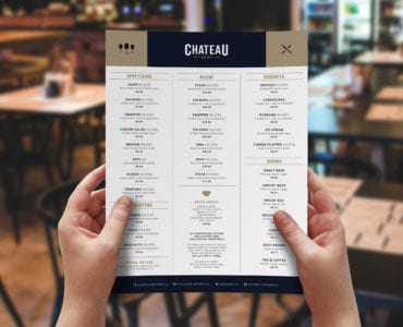 Free Menu Template for Photoshop & Illustrator