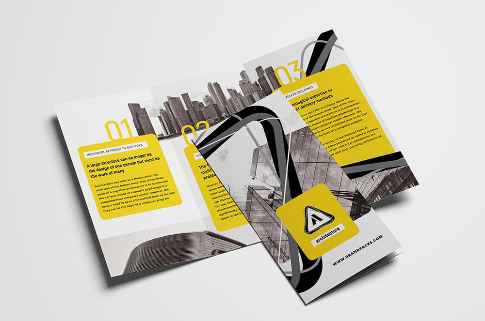 Free Modern Trifold Brochure Template