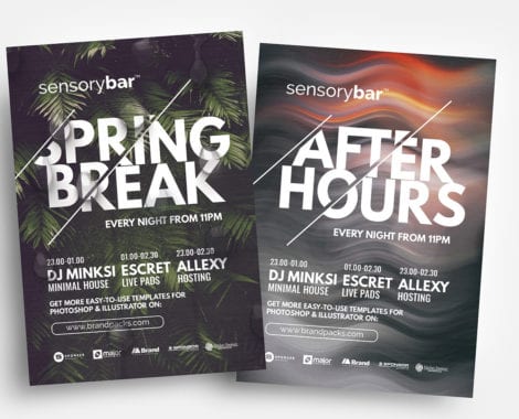 Free Nightclub Flyer Templates in PSD & Vector