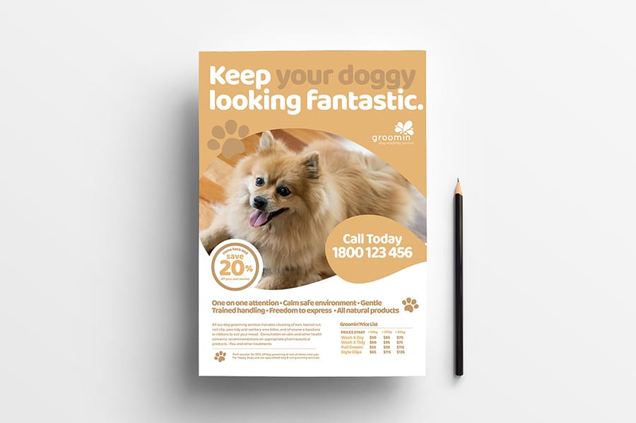 Free Pet Service Flyer Template
