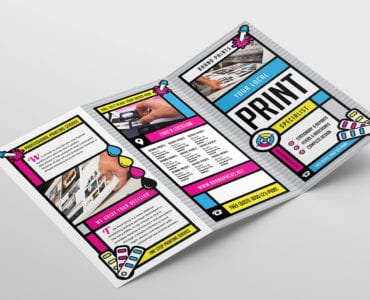 Free Print Shop Tri-Fold Brochure Template