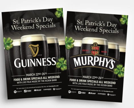 Free Stout Beer Flyer Template