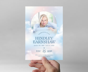 Funeral Program Template (AI, EPS Format)
